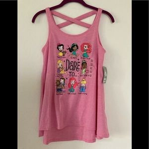 Disney princess tank top Sz 14 NWT